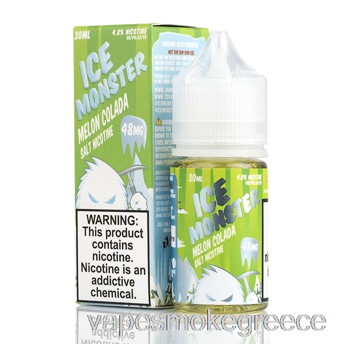 Vape Greece Ice πεπόνι Colada - άλατα Ice Monster - 30ml 48mg